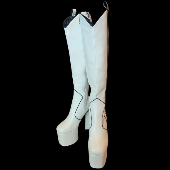 NWOB Keep It Up Platform Boots Lamoda X DOLLS KILL SZ 6 - Picture 1 of 6